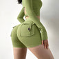 Sexy Yoga Shorts for Women, High Waisted Sports Pants, Fitness Shorts