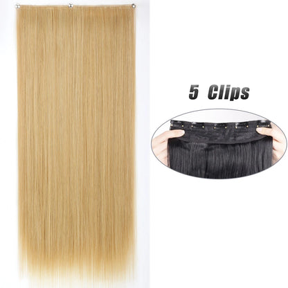 Voluminous Clip-In Hair Extensions 80cm For Fuller Long Hair Look
