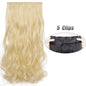 Wavy Clip In Hair Extensions Five Clip Set for Fuller Waves