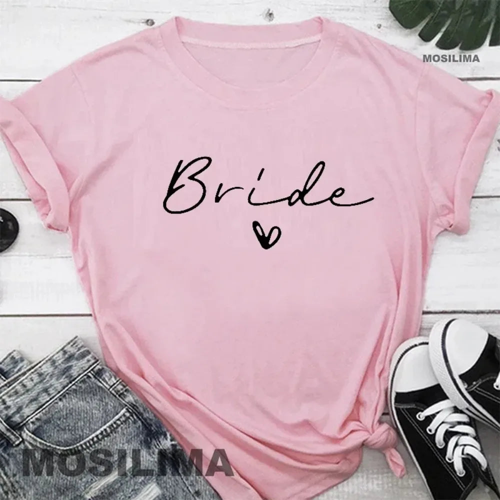 Women’s Luxe Team Bride Shirts - Bachelorette Party Bridesmaids Wedding Female Tops