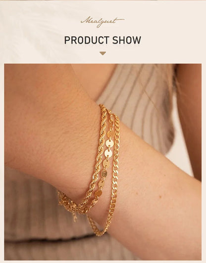 Stainless steel Cuban link chain bracelet