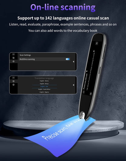 Translation Pen Scanner AI Translator For Multilingual Text