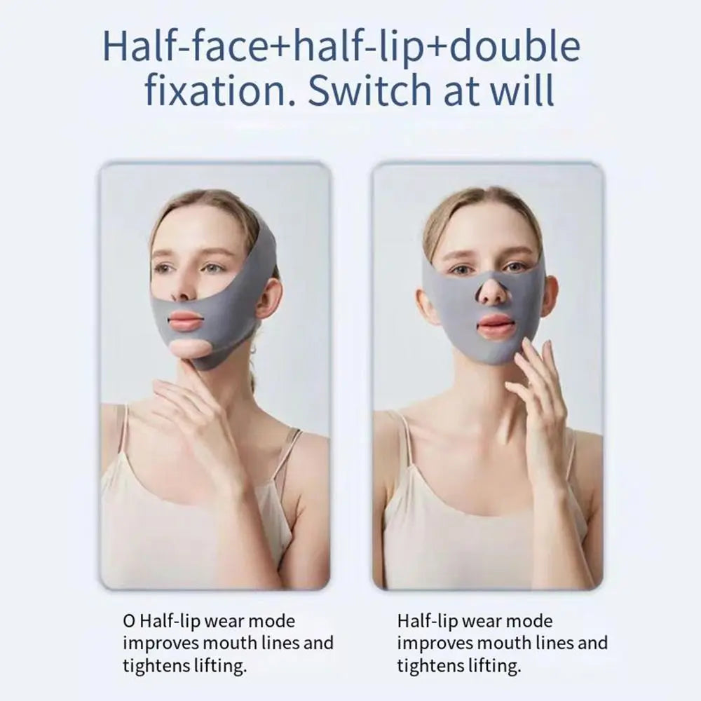 Breathable Adjustable Face Sculpting Sleep Mask With Jawline Lifting And V Line Shaping