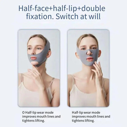 Breathable Adjustable Face Sculpting Sleep Mask With Jawline Lifting And V Line Shaping