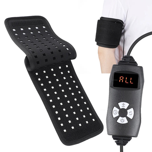 660nm and 850nm Red Light Therapy Belt Beauty Face Skin Rejuvenation Home Use LED Photon Near Infrared Light LED Pad For Elbow