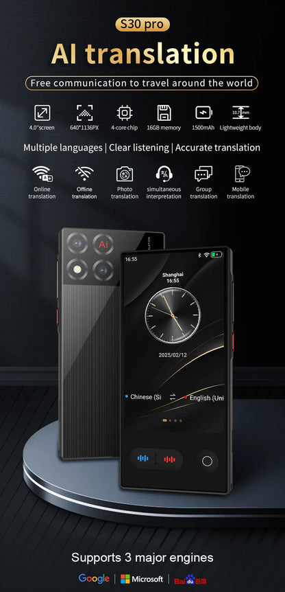 Portable AI Language Translator Device for Real Time Translation