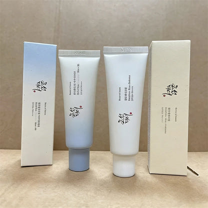 Sunscreen Cream Spf 50 Moisturizing Finish Rice Probiotic Formula Korean Skin Shield 50ml