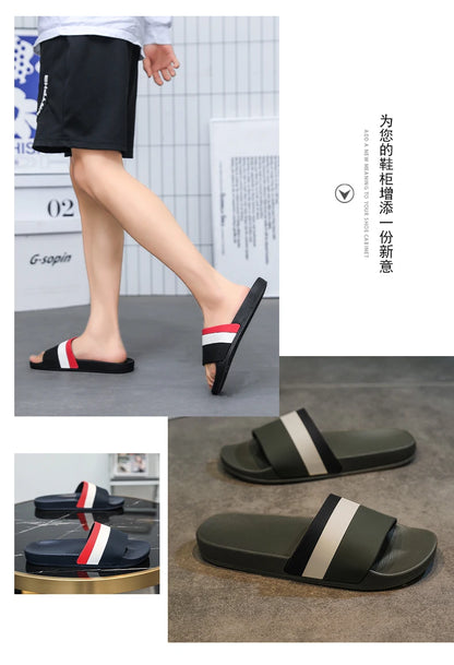 Non-Slip Slippers for Men and Women with Cushioned Comfort Beach Ready