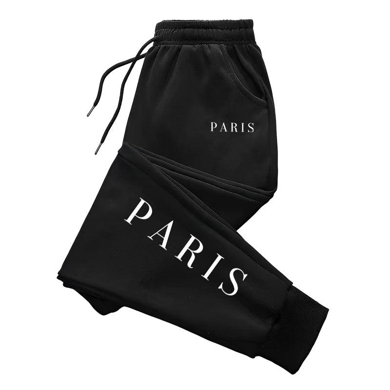 Paris Stretch Joggers for Women with Wide Waistband and Side Pockets