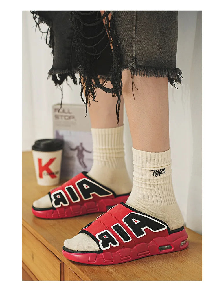 Breathable Slippers with Air Cushion Sole