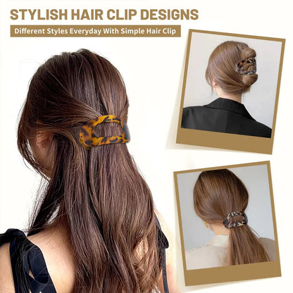 Leopard Claw Clip with Spoon Shape for Secure Hold and Smooth Glide