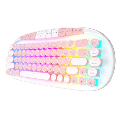 Wireless mechanical keyboard with RGB backlighting