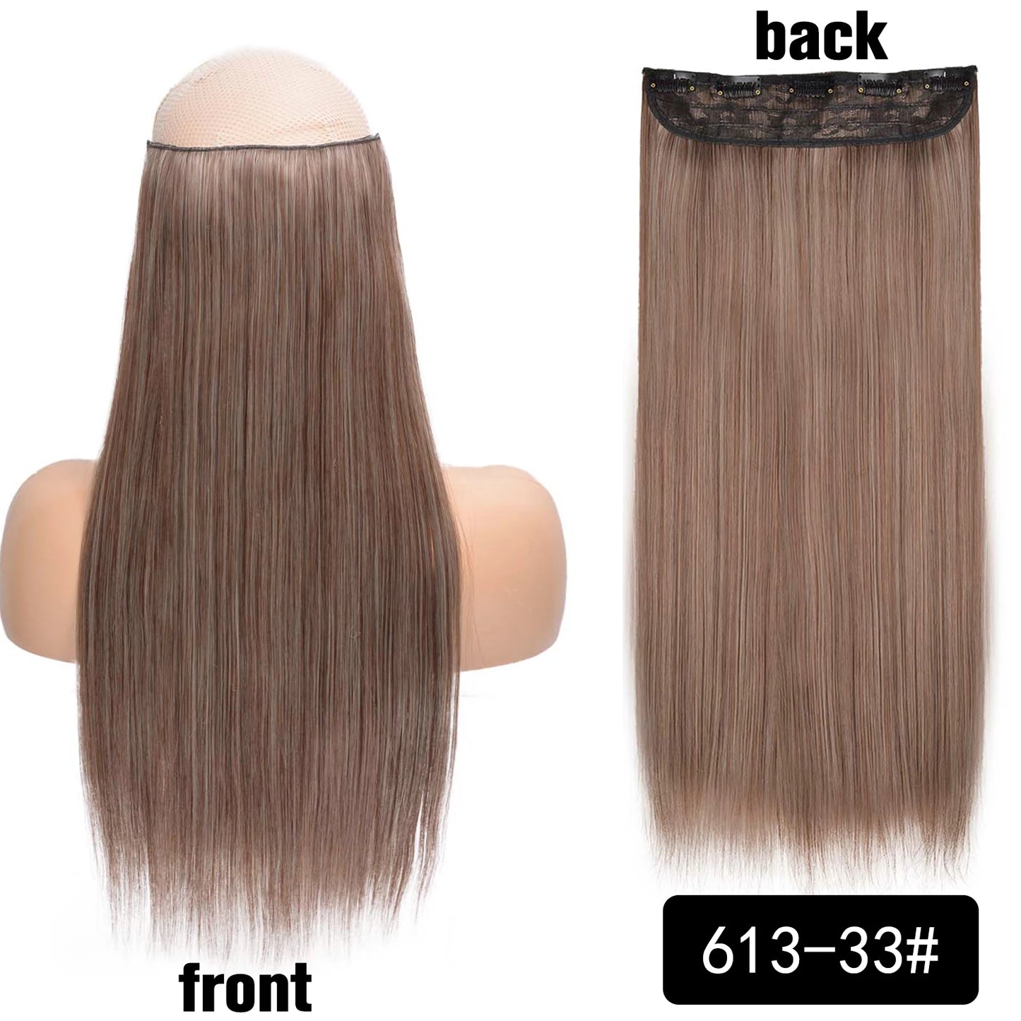 Long Clip In Hair Extensions for Length and Volume 22 Inch