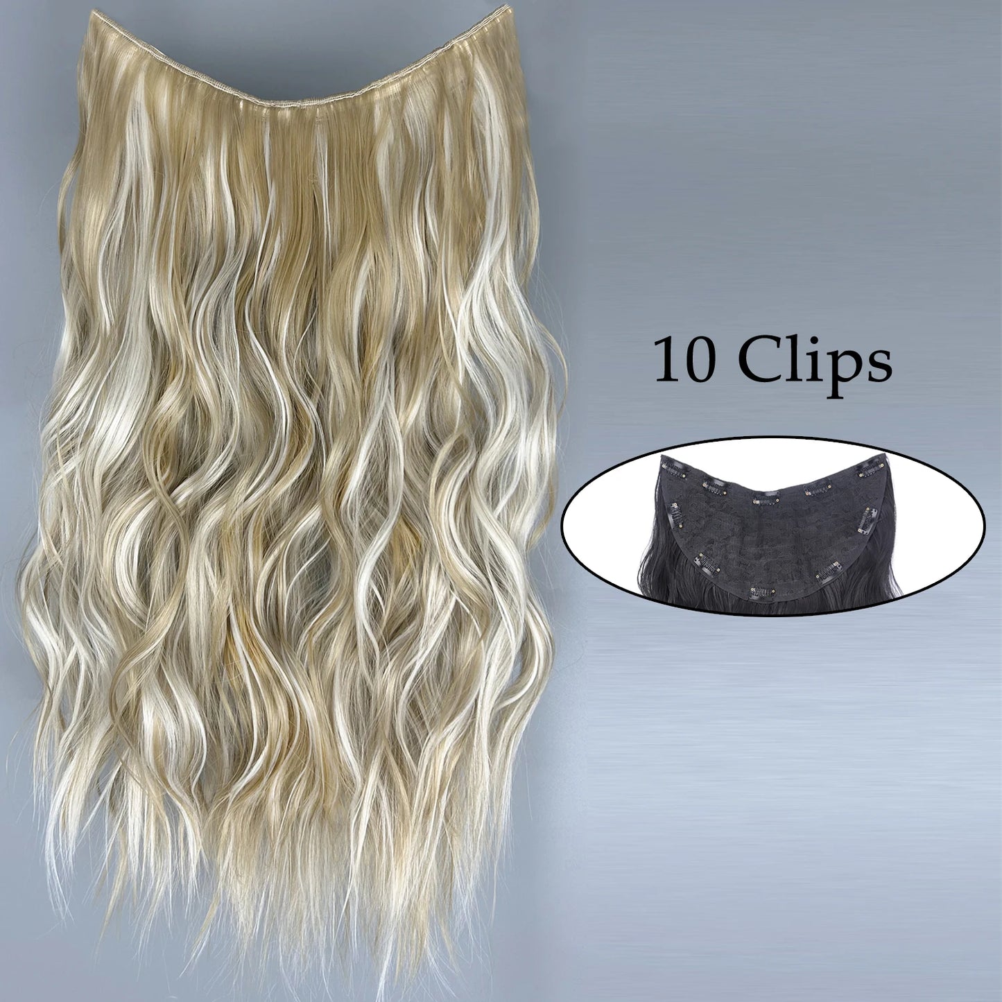 Voluminous Clip-In Hair Extensions 80cm For Fuller Long Hair Look