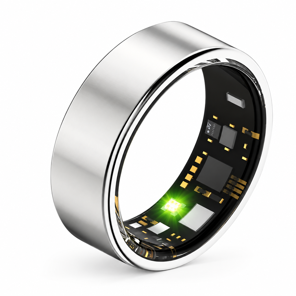 Smart ring tracking sleep heart rate and blood oxygen