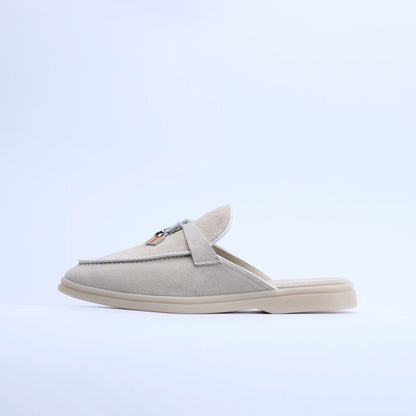 2026 Luxury Butter Suede Tassel Loafers – Designer Slip-On Flats for Women | Chic Walking & Work Shoes
