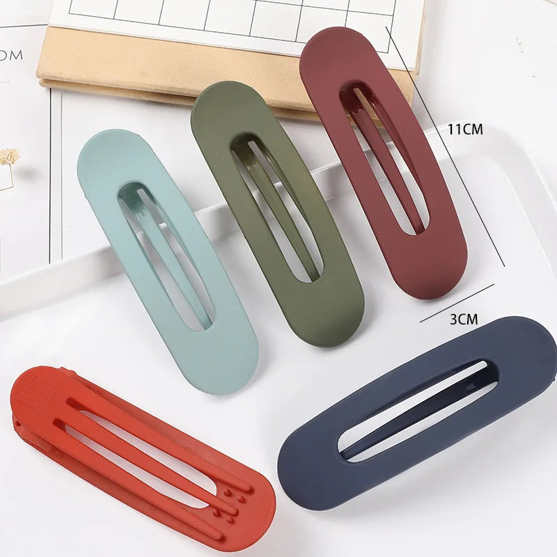 Matte Hair Clips for Bangs and Flyaway Control Gentle Grip Daily Wear