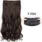 Wavy Clip In Hair Extensions Five Clip Set for Fuller Waves