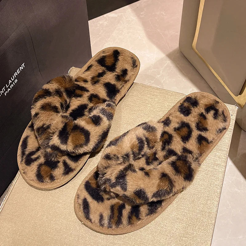 Luxe Studio Plush Faux Fur Slippers  | Merch Gone Viral.
