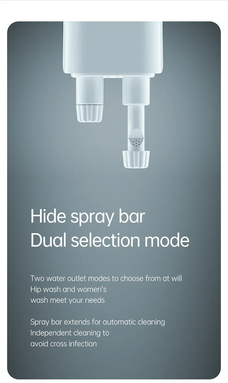 Bidet toilet attachment with sprayer