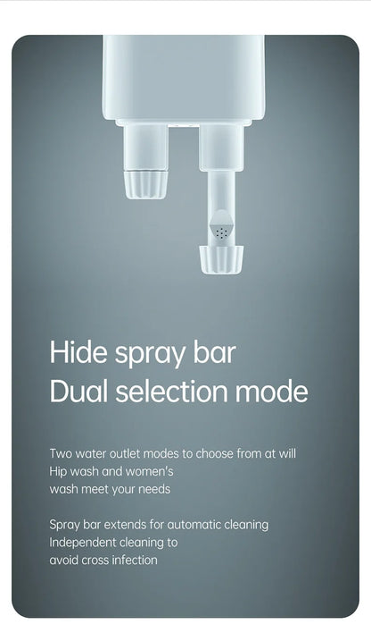 Bidet toilet attachment with sprayer
