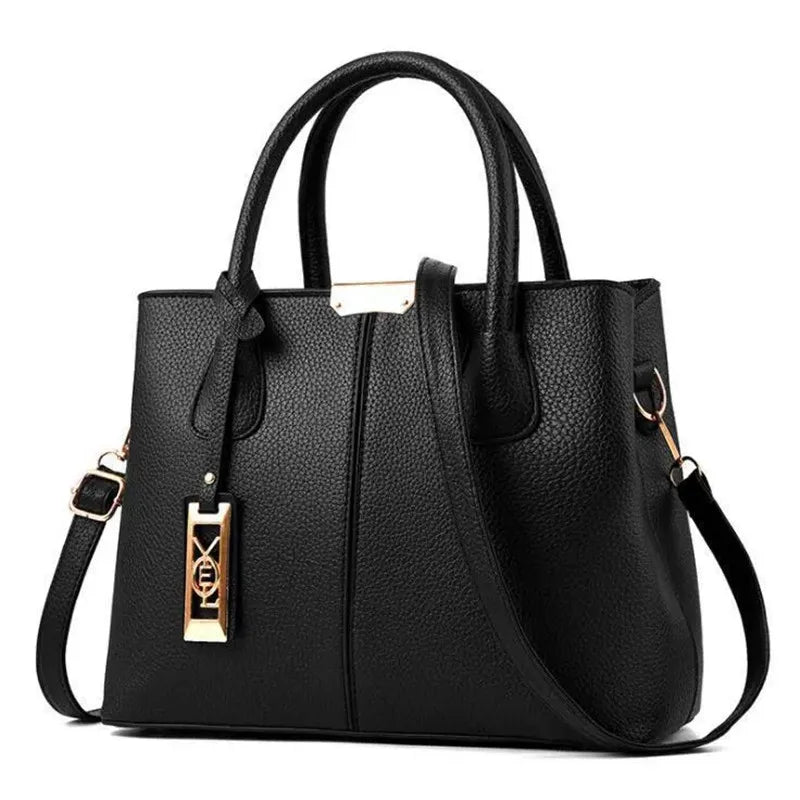 Luxury Spacious Designer Leather Handbag