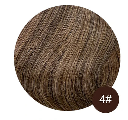 Clip In Hair Extensions 7 Pieces Human Hair 22inch #99J Burgundy Red For Bold & Vibrant Style