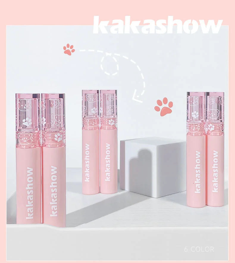 Hydrating Lip Gloss Long Lasting Translucent Red Brown Tint