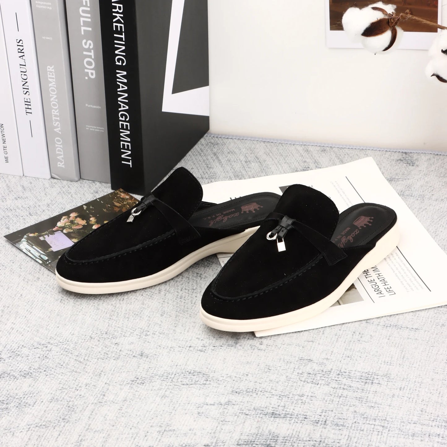 Unisex Fashion Suede Leather Flat Loafers 2023 Summer Casual Comfortable Moccasins for Driving High Quality Suede Leather Loafer