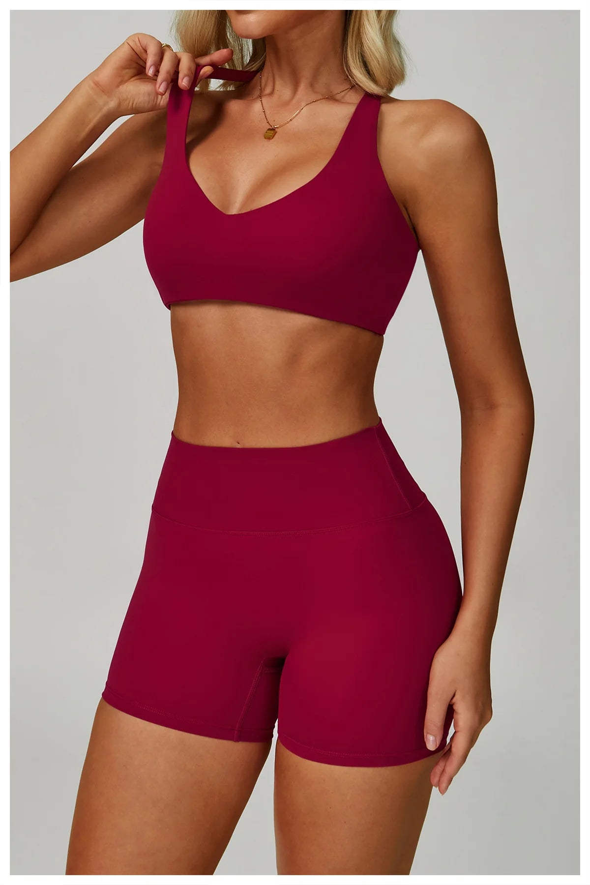 2-3PCS Yoga Suit Women Tracksuit Sports Bra High Waist Leggings Shorts Outfit Gym Set Fitness Push Up FITNESS REVOLUTION