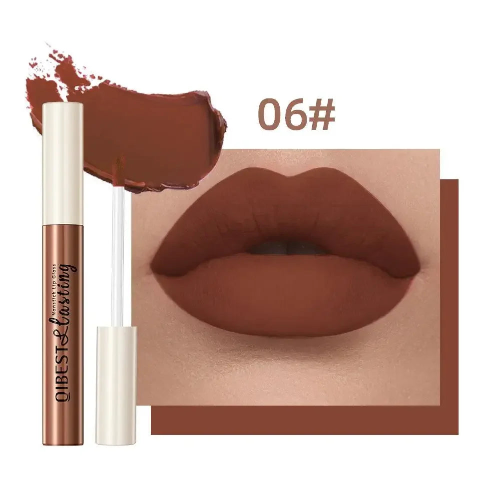 12 Colors Sexy Women Lipstick Waterproof Long Lasting Moist Lip Gloss Vivid Colorful Lipgloss Women Makeup maquiagem