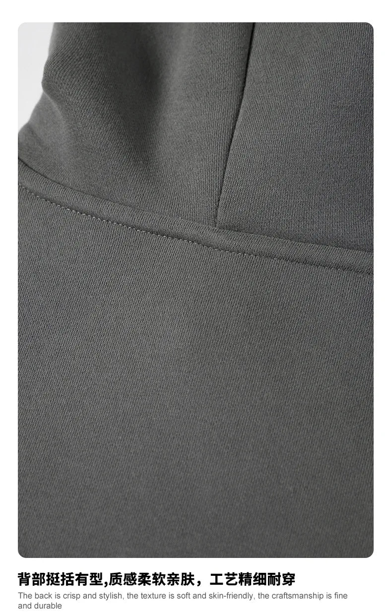 Unisex Fleece Hoodie with sleepy eye mask for travel