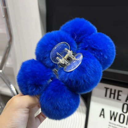 Hair Claw Accessories for Women Furry Pins Clips Cheveux Bandeau Korean Fashion Pinza Pelo Barrettes Cheveux Femme Haarschmuck