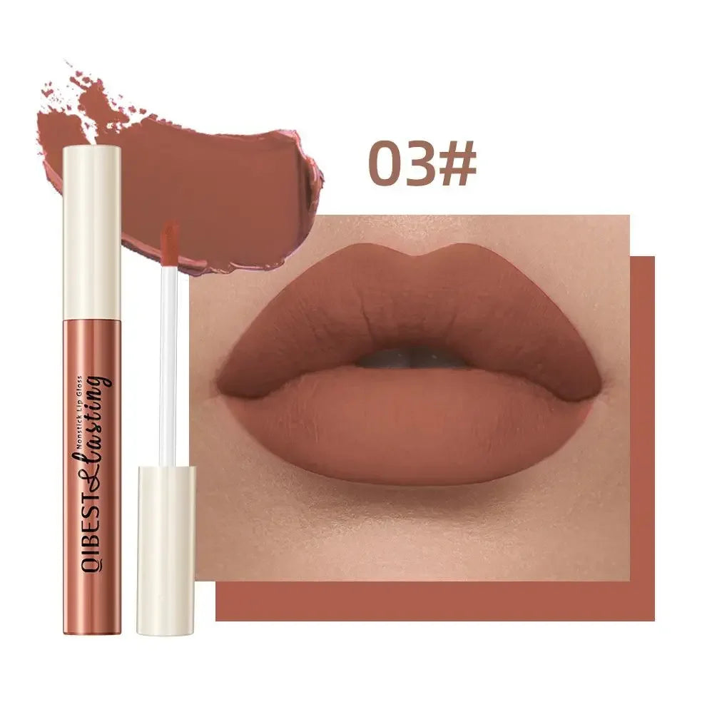 12 Colors Sexy Women Lipstick Waterproof Long Lasting Moist Lip Gloss Vivid Colorful Lipgloss Women Makeup maquiagem