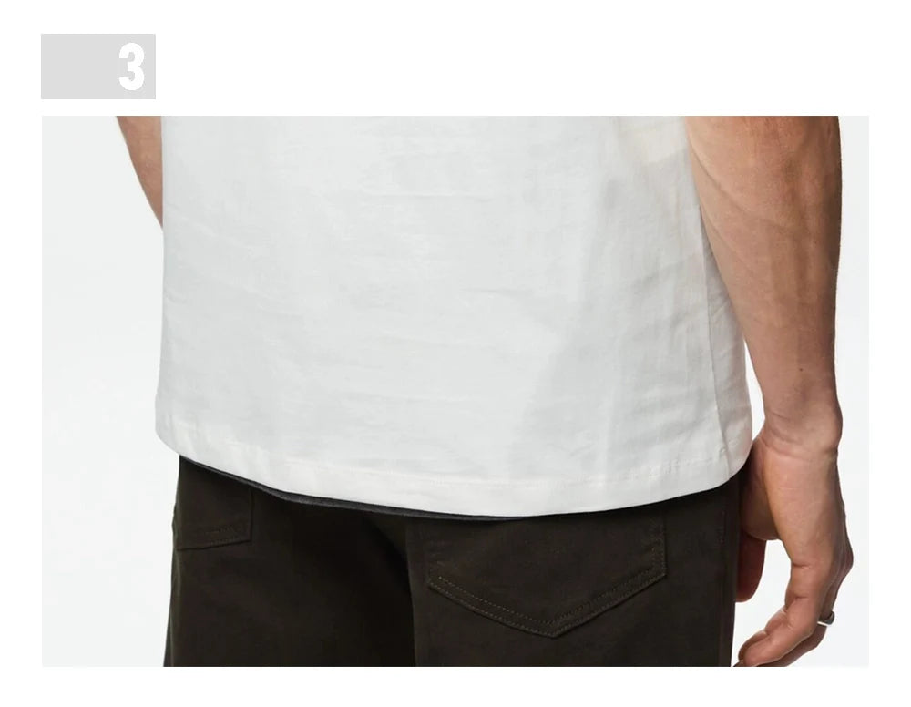 Breathable Short Sleeve Tee For Men With Lightweight Broadcloth Cotton Fabric For Everyday Wear