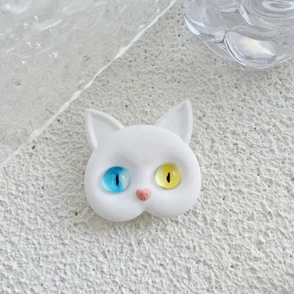 Universal Cartoon Cat Phone Stand Foldable Plastic Support