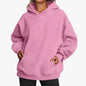 Women's Fleece Hoodie with Oversized Fit and Soft Touch Inner Lining Relaxed Silhouette