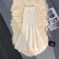 High Waist Knit Mermaid Skirt - Elegant Trumpet Style Long Skirt for Women
