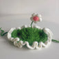 Soft Hat Hand-Crocheted with Elastic Fit for Cats Photo Prop