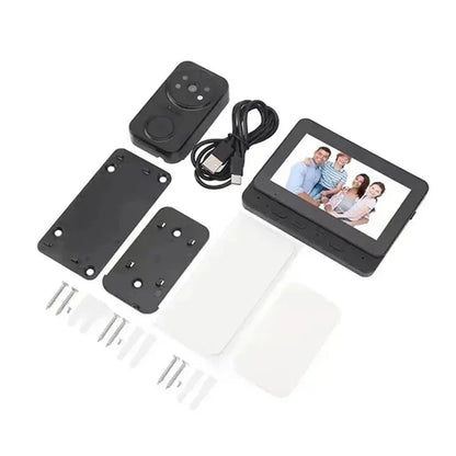 Wireless video doorbell camera with two-way audio