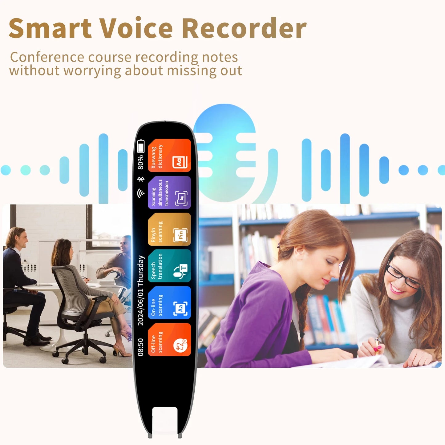 Translation Pen Scanner AI Translator For Multilingual Text