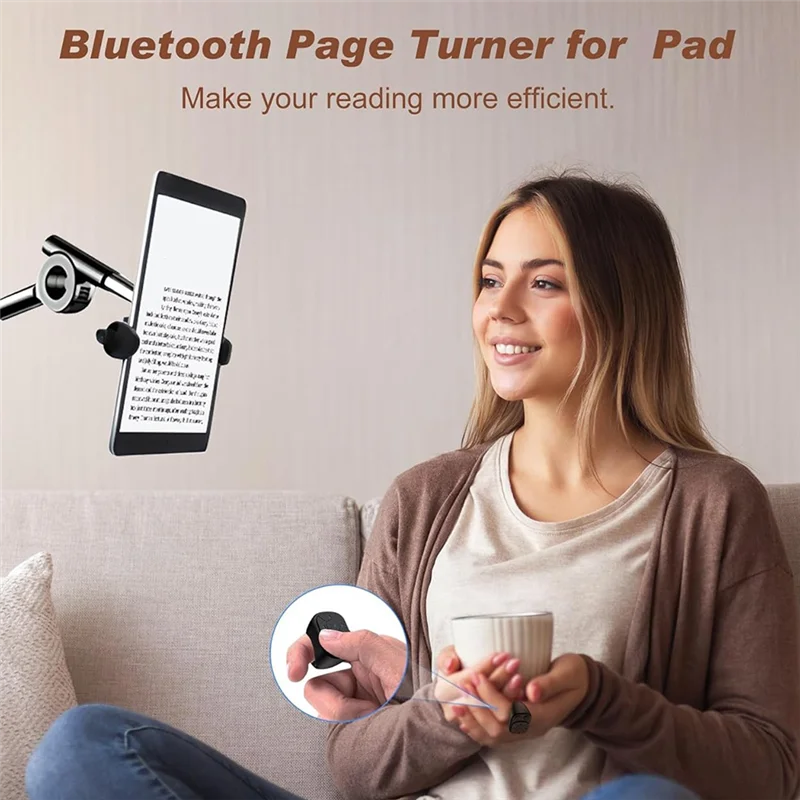 Smart Ring Remote Bluetooth Page Turner for TikTok YouTube IG Control