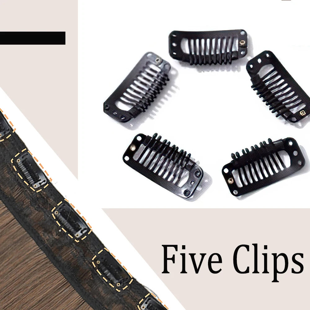 Heat-Resistant Clip-In Hair Extensions 22 To 32 Inches