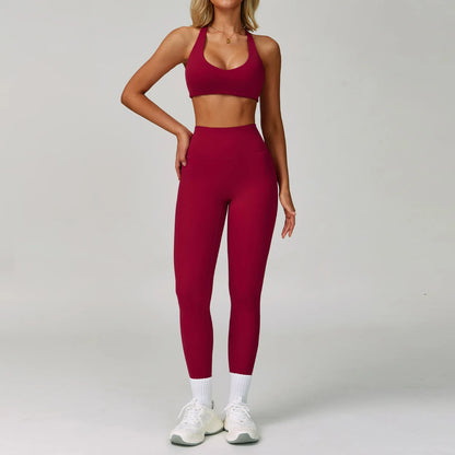 2-3PCS Yoga Suit Women Tracksuit Sports Bra High Waist Leggings Shorts Outfit Gym Set Fitness Push Up FITNESS REVOLUTION