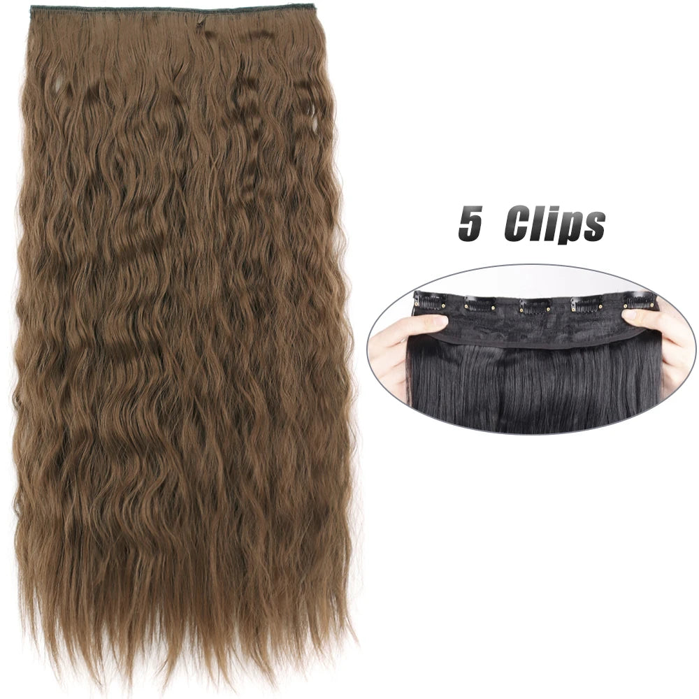 Voluminous Clip-In Hair Extensions 80cm For Fuller Long Hair Look