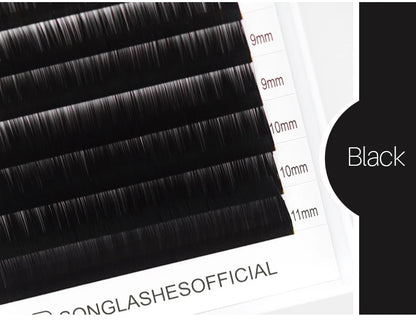 Brow Lashes I Eyebrow Extensions 12 Lines Per Piece Material Various Colors Soft and Resemble to Human Hairs