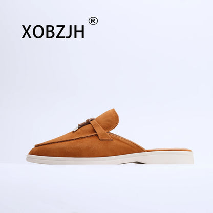 2026 Luxury Butter Suede Tassel Loafers – Designer Slip-On Flats for Women | Chic Walking & Work Shoes