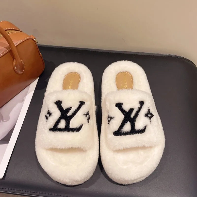 Soft Slippers Indoor with Plush Lining for Ultra Warmth and Durable Rubber Traction