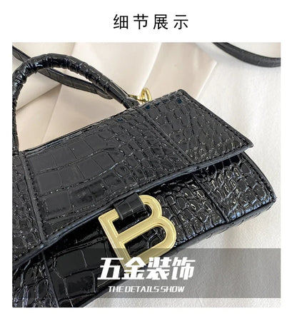 Fashionable Leather Handbag With Spacious Interior For Elegant Ladies By Famous Designer, Luxury Brand