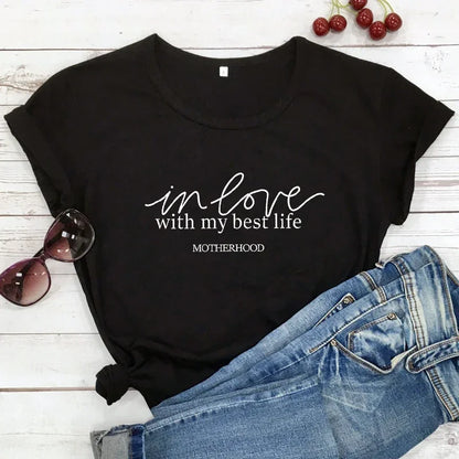 In Love With My Best Life Shirts - Inspirational Shirts | Merch Gone Viral